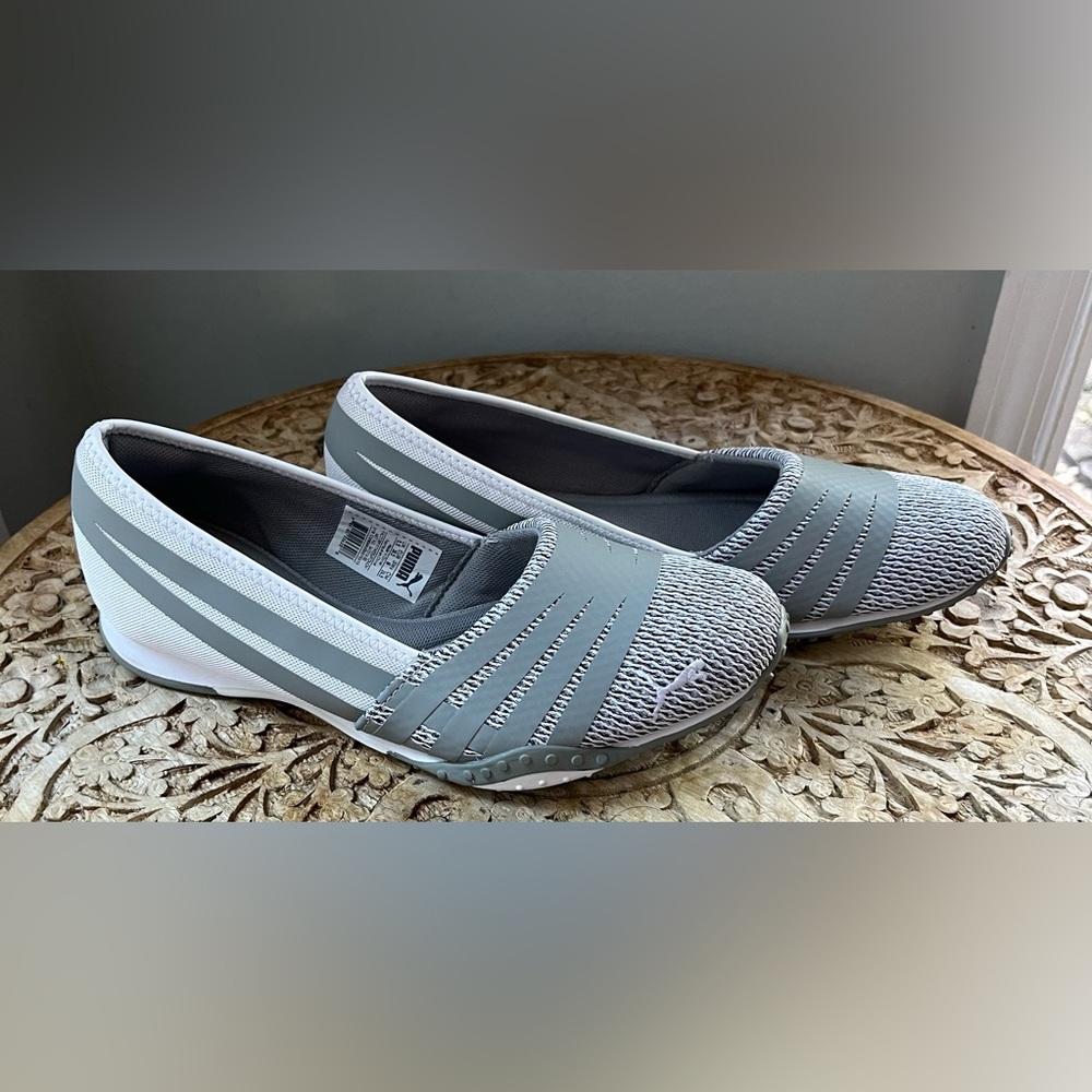 Puma Asha Alt 2 women’s grey slip on shoes size 8